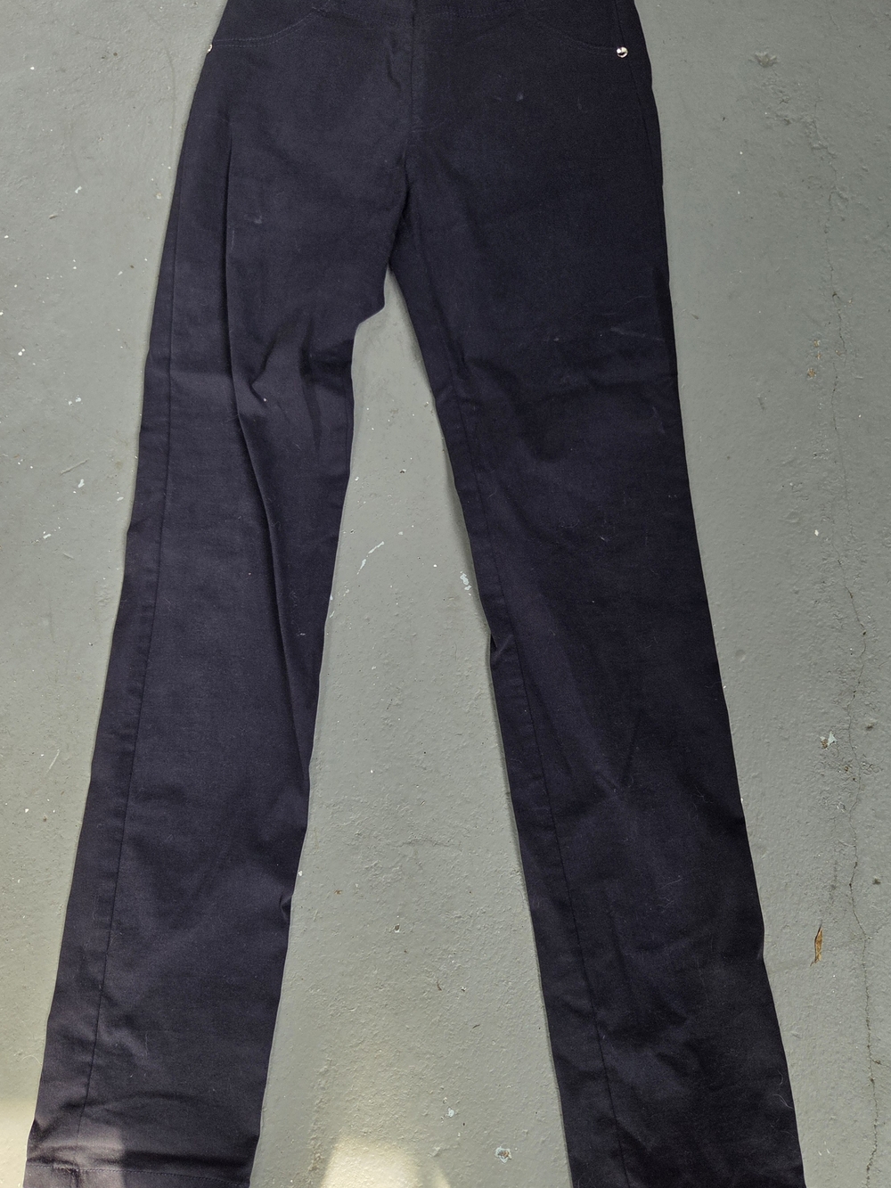 Roberta Puccini Black Straight-Leg Pants